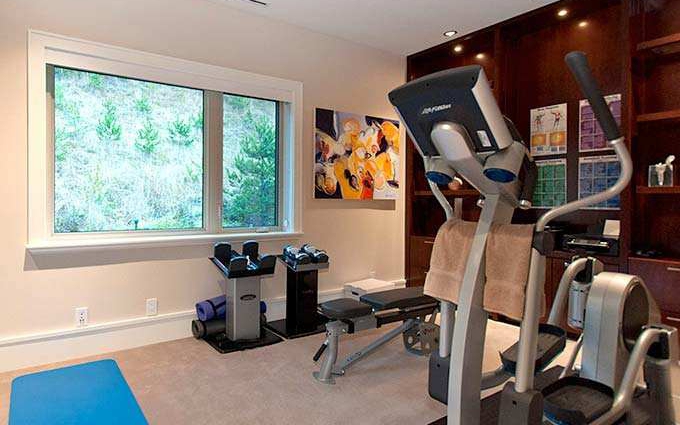 普洱装修设计室内家庭健身房，让自己过上健康生活