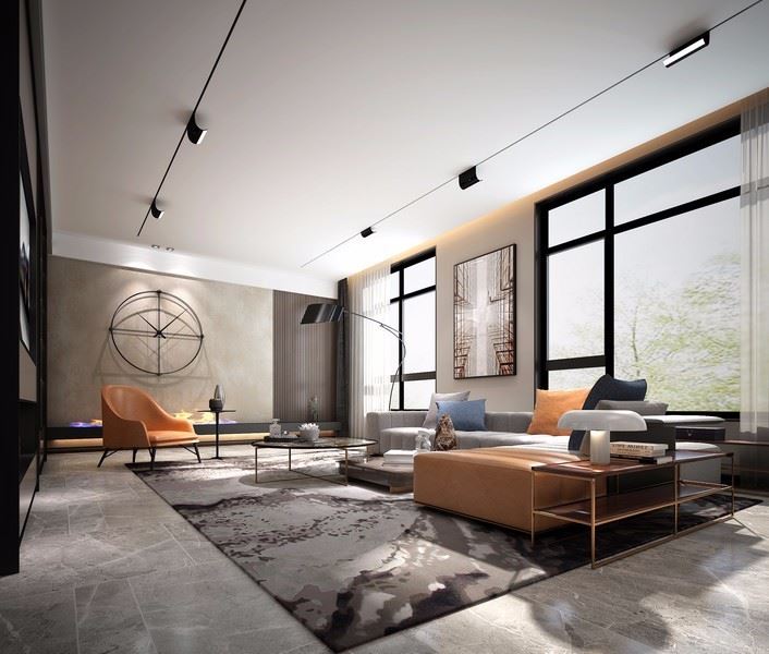 普洱室内装修驰宏小区158平米三居-现代简约风格室内设计家装案例
