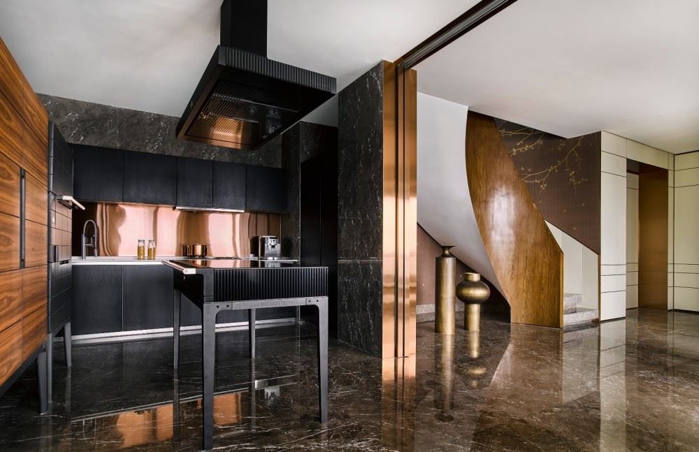 普洱室内装修金晨蓝湾178平米复式-古典轻奢混搭风格室内设计家装案例