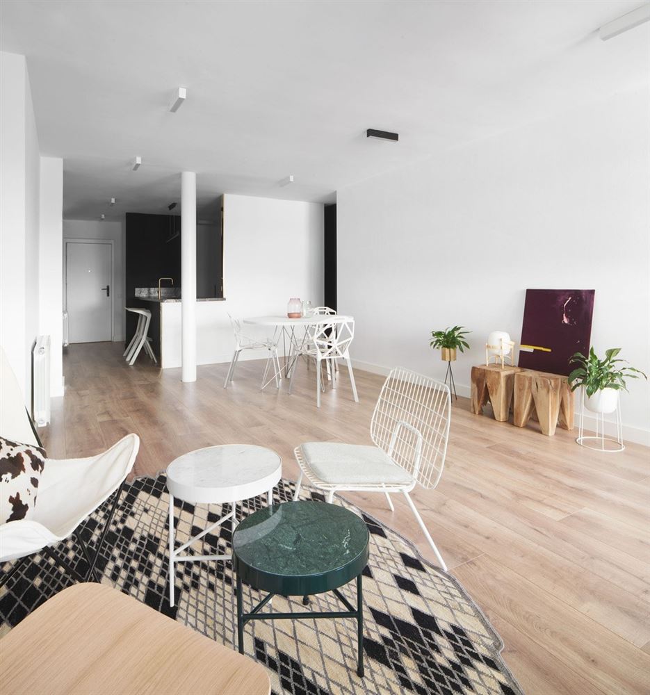 普洱装修设计君汇熙庭70平米公寓-极简风格室内家装案例效果图