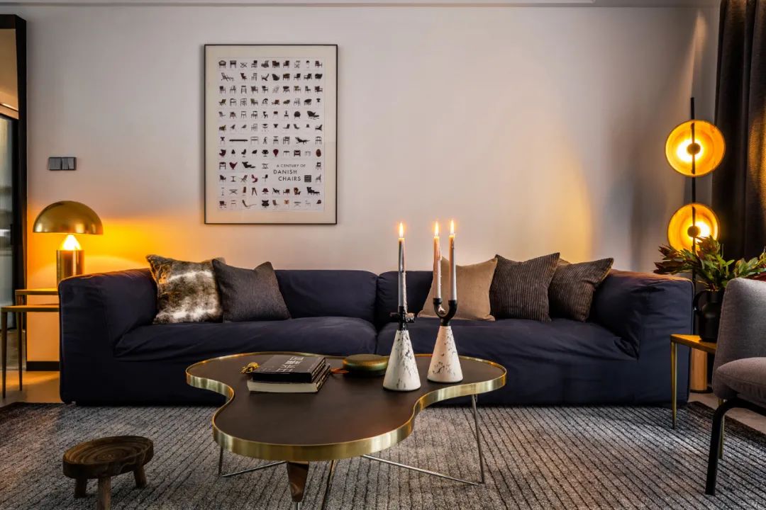 现代摩登风格室内设计家装案例-客厅沙发